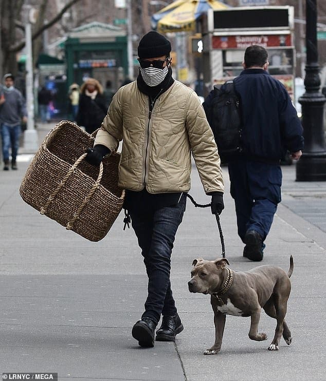 I've always thought of justin theroux as a quintessentially new york dude. Justin Theroux Style 2021 : Justin Theroux holds an enormous basket as he walks his ...