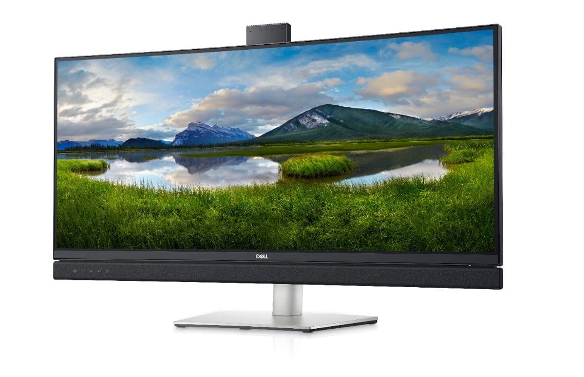Dell Monitor Includes PopUp Webcams With BuiltIn Team Buttons To