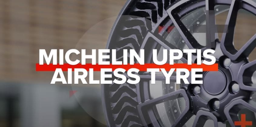 See what Michelin uses instead of air in its Uptis tires See what Michelin uses instead of air in its Uptis tires